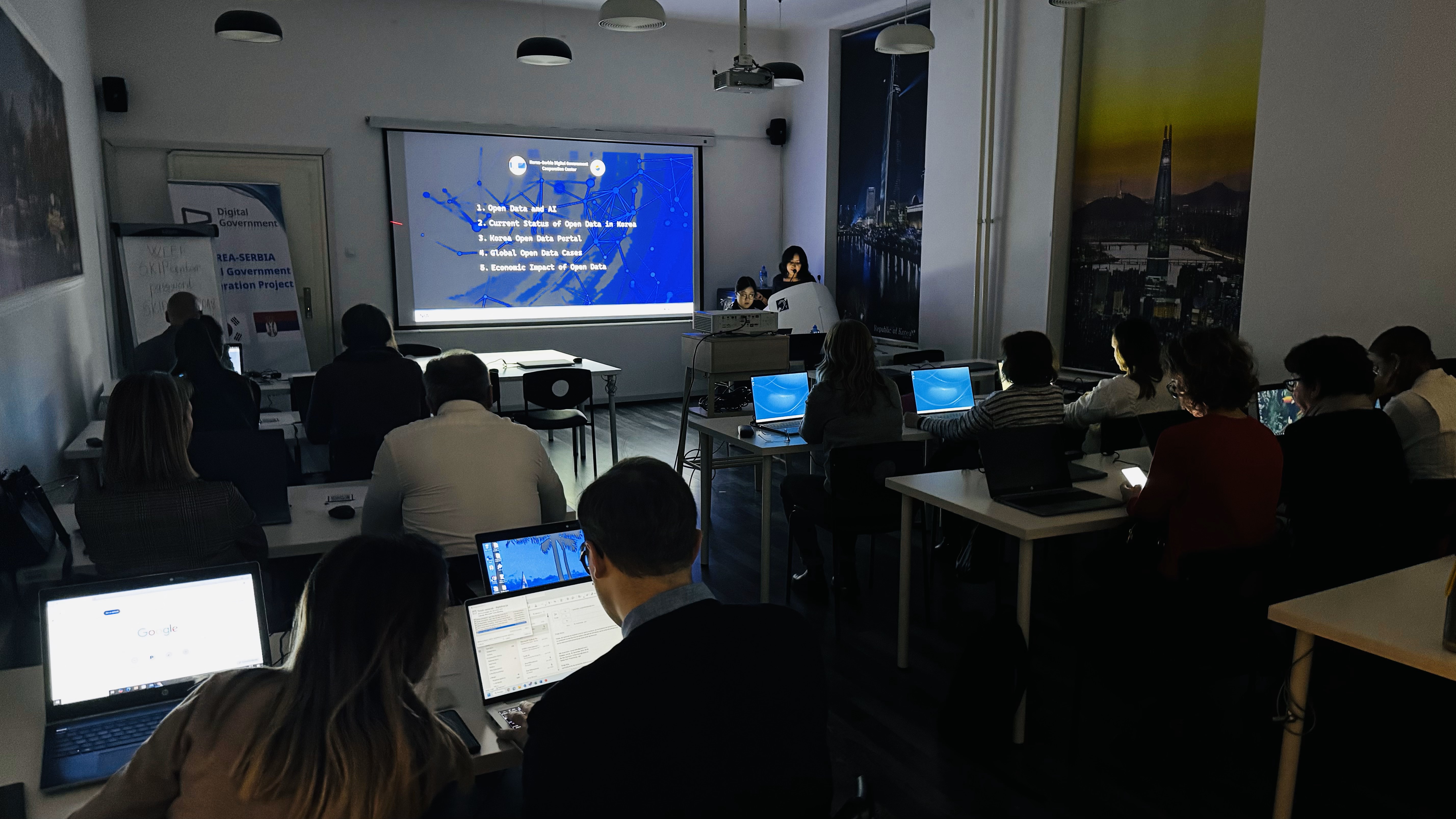 Training Completed Within the Digital Government Cooperation Center project Between the Republic of Serbia and the Republic of Korea in the Field of e-Government